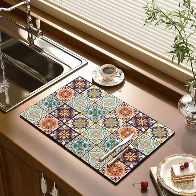 alfombrilla escurridora para cocina