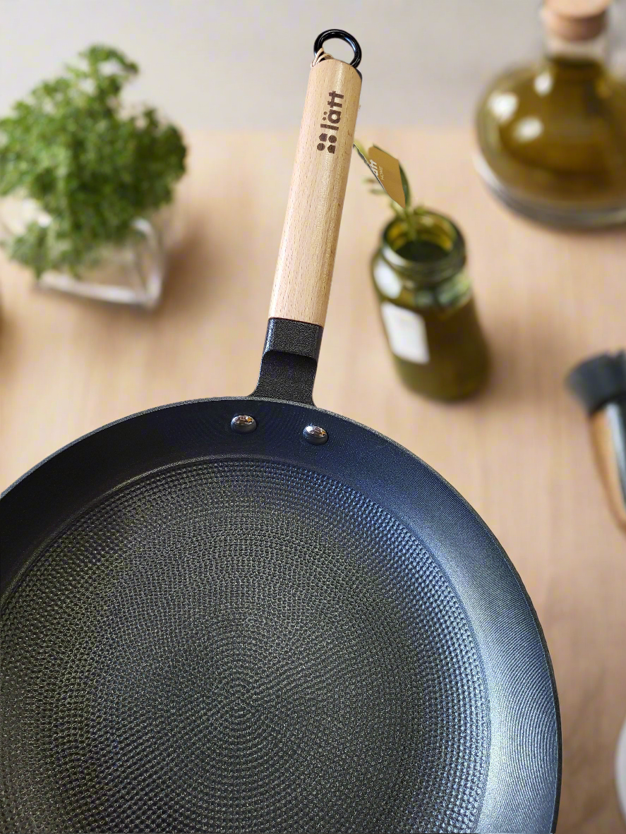 SARTÉN DE HIERRO FUNDIDO DE 28CM y 20CM LATT (APTA PARA TODAS LAS COCINAS)