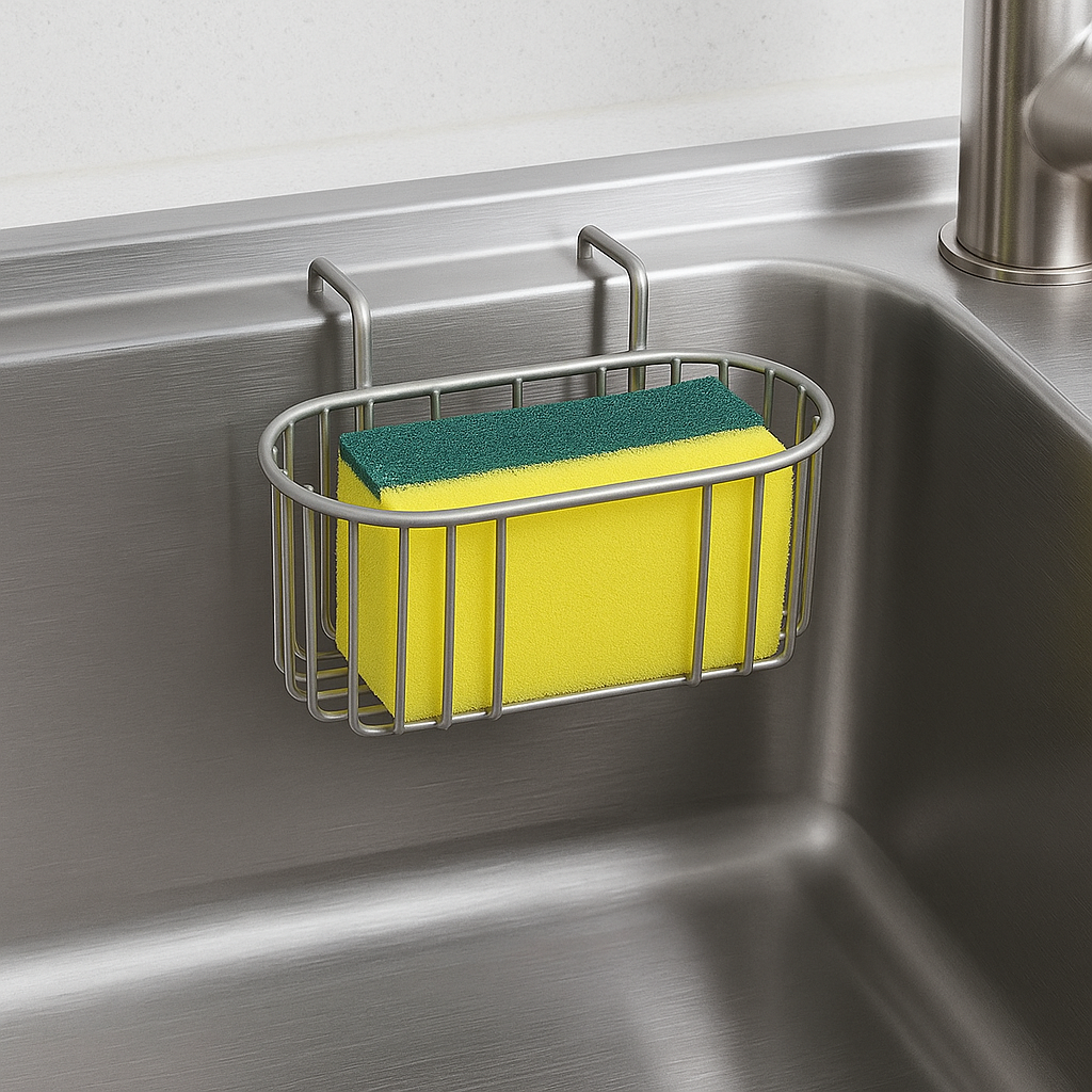 soporte de utensilios de cocina en acero inoxidable